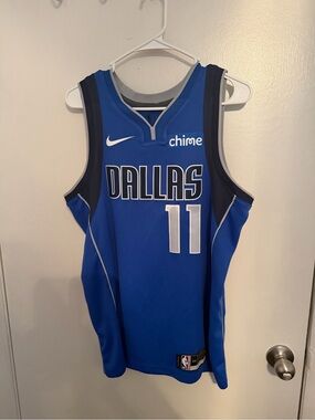 Nike Blue Dallas #11 Basketball Jersey